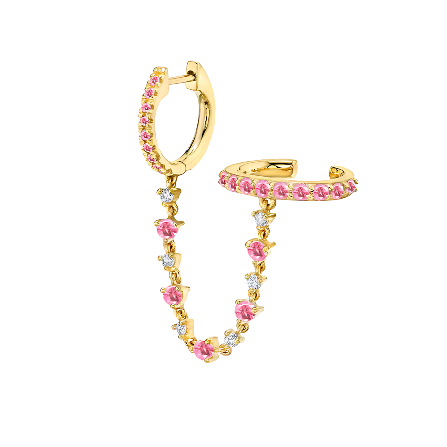Huggie & Cuff
- Pink