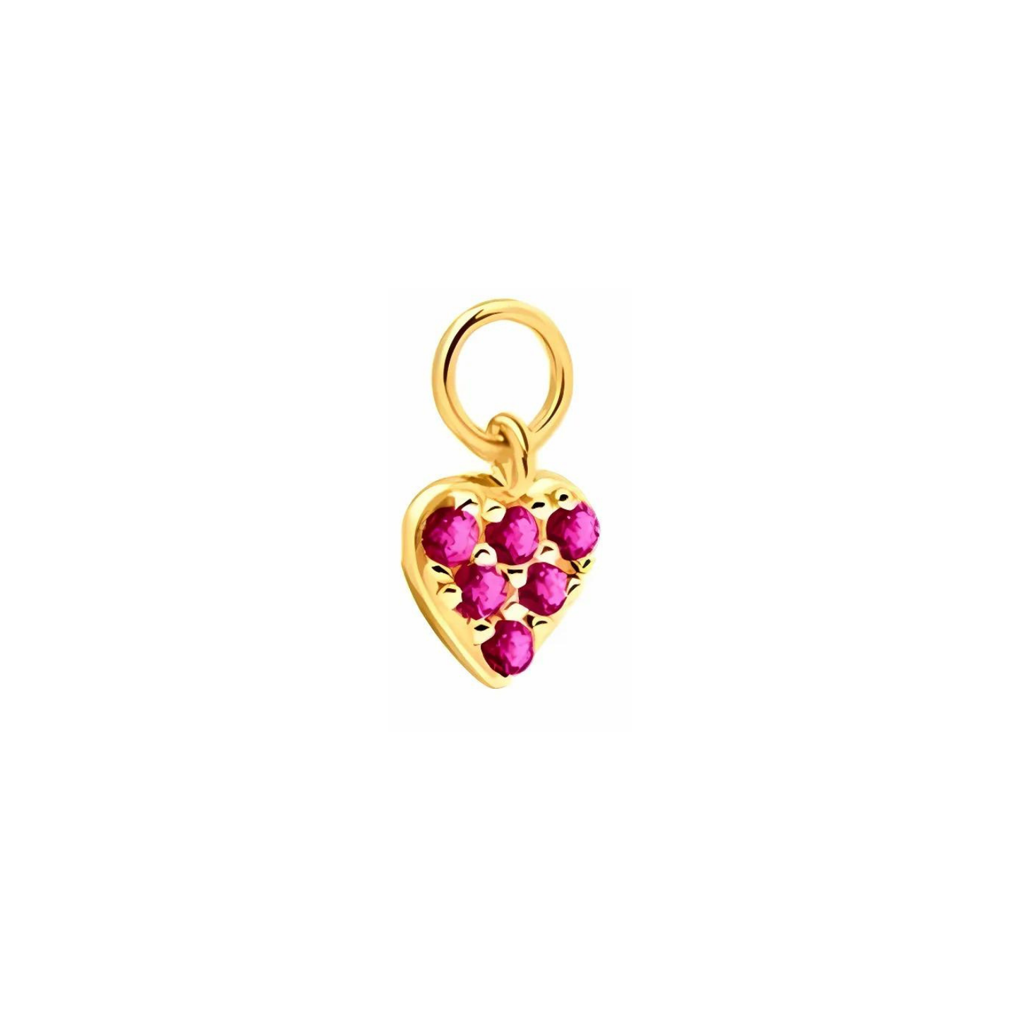 Pink Heart Mini Earring Charm