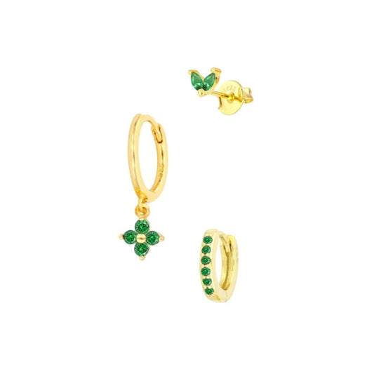 Clover Stacker Set - Emerald