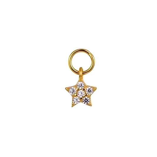 Pavé Star Mini Earring Charm