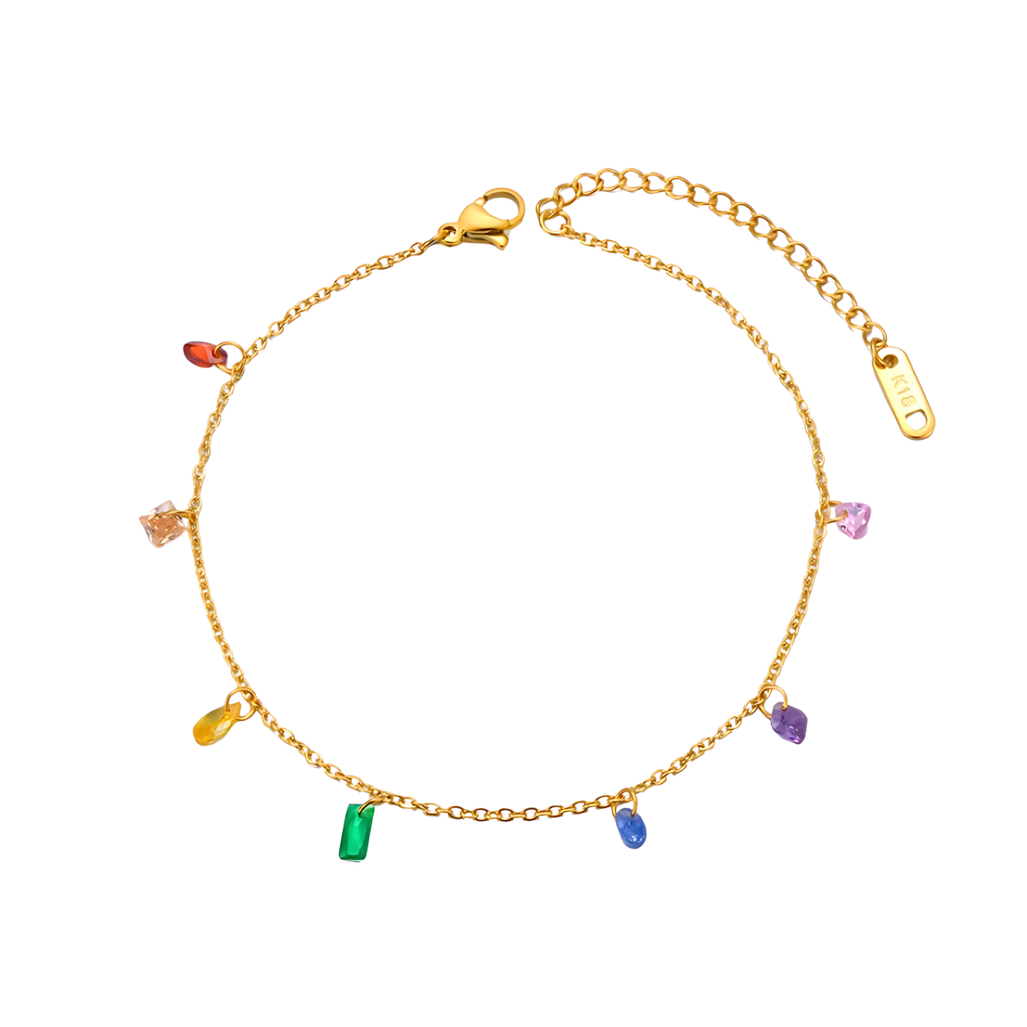 Rainbow Anklet