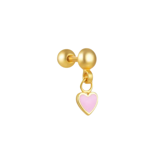 Heart Drop Stud