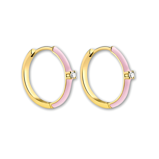 Zakira Hoops - Pink