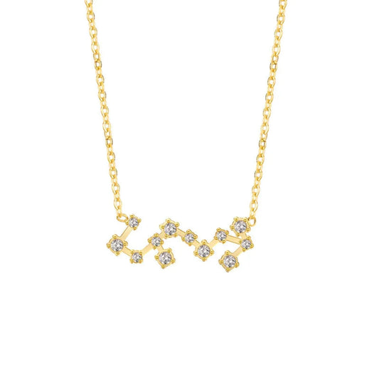 Scorpio Constellation Necklace - Gold