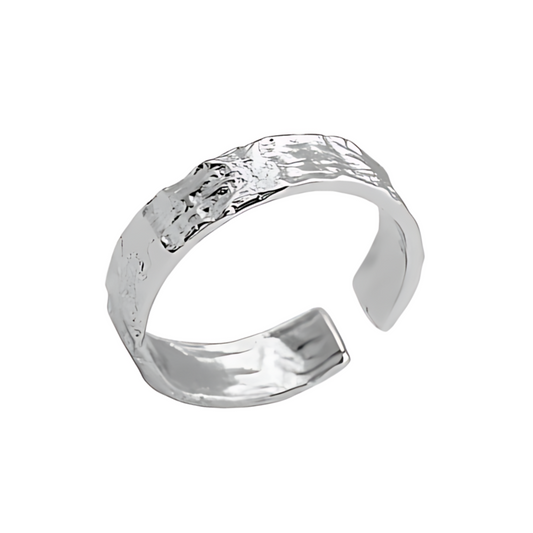 Hammered Ring - Silver