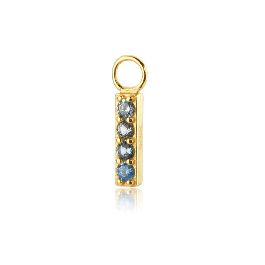 Blue Bar Earring Charm