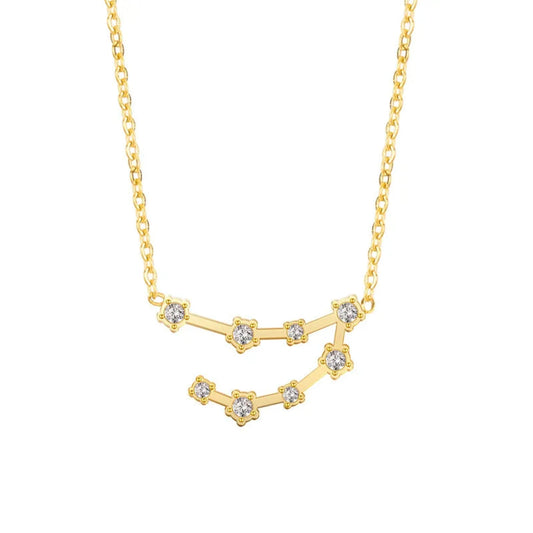 Capricorn Constellation Necklace - Gold