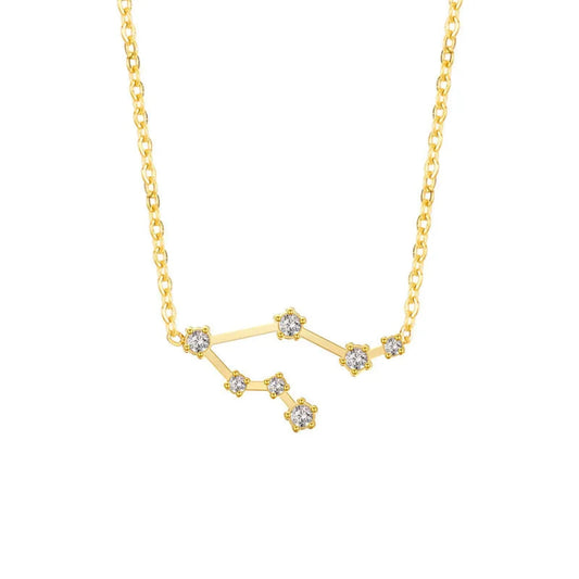 Gemini Constellation Necklace - Gold