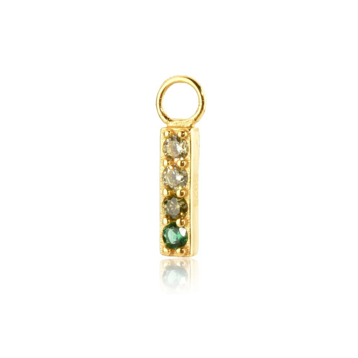 Green Bar Earring Charm