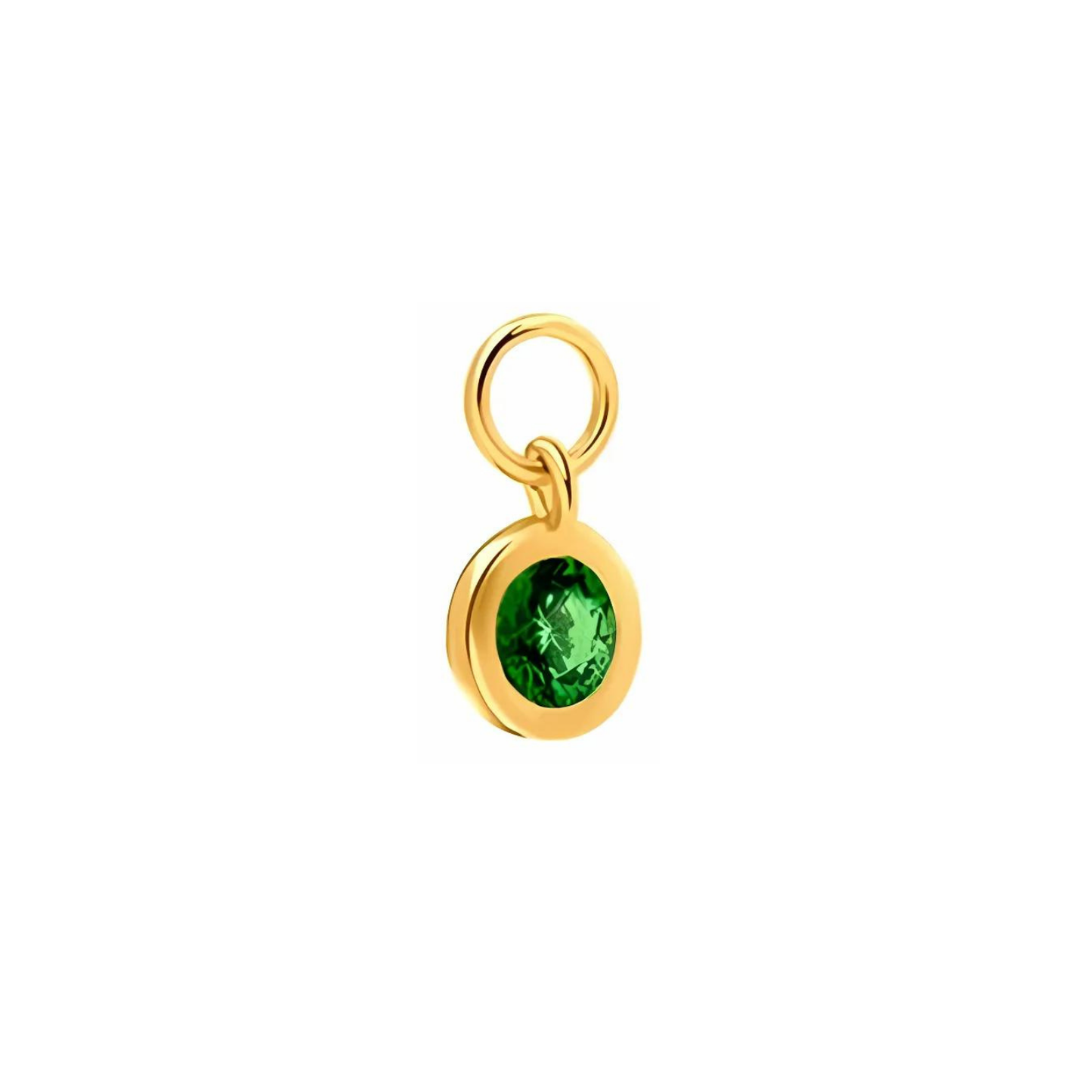 Green Gem Mini Earring Charm