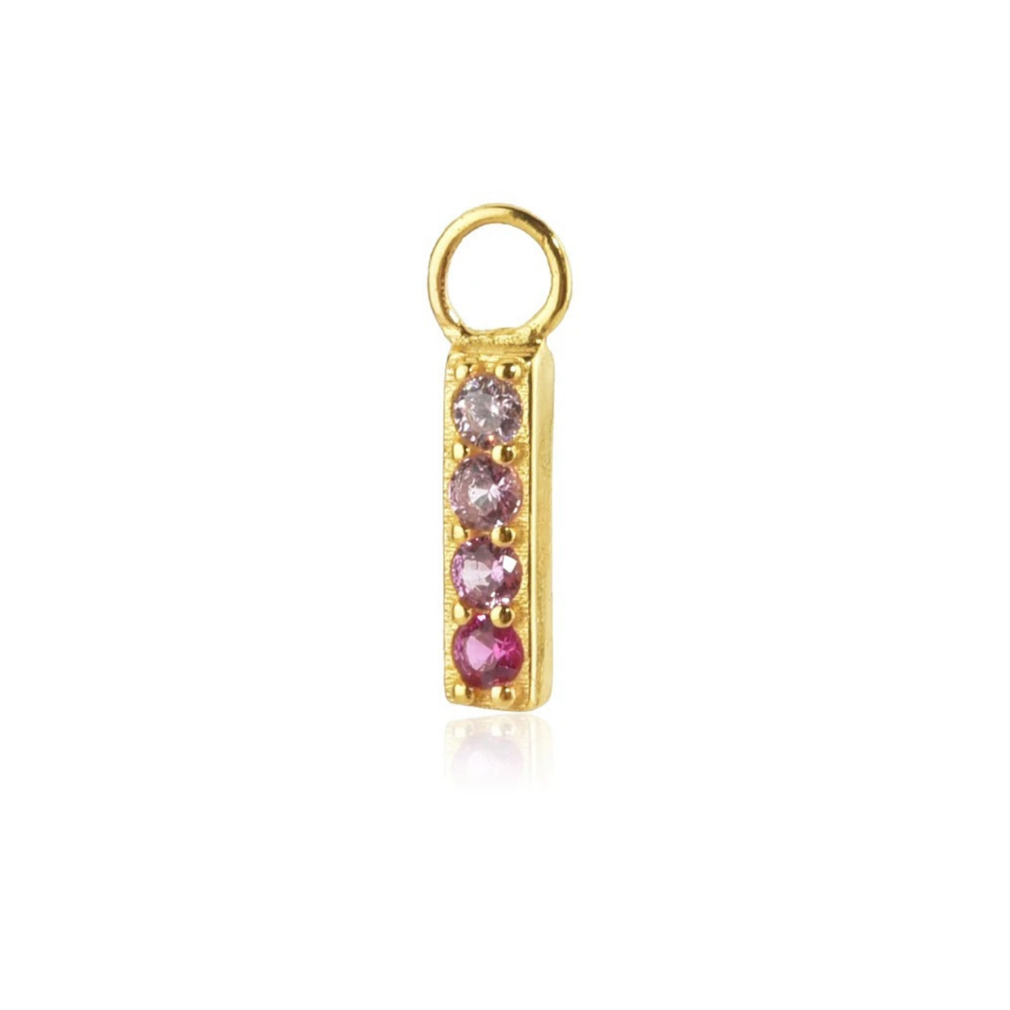 Pink Bar Earring Charm