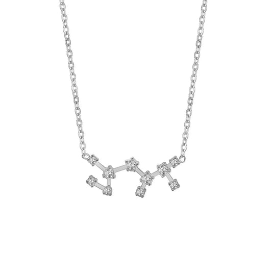 Sagittarius Constellation Necklace - Silver